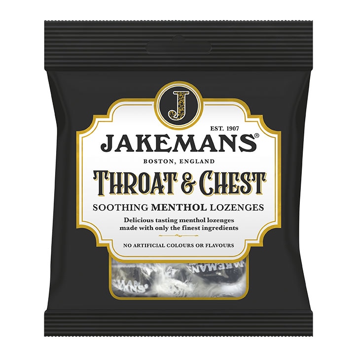 Jakemans Original Throat & Chest Soothing Menthol Sweets 73g Bag